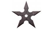 Shuriken à 5 branches 11cm coloris gris