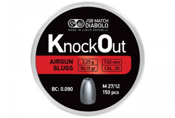 Plomb 7.62 mm JSB Match Knock Out Slug