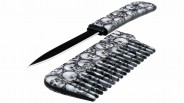 Couteau Caché Blade USA Peigne Skulls