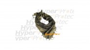 Keffieh olive 110 cm pour se protéger le cou