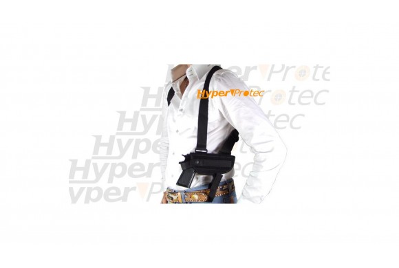 Holster horizontal épaule gaucher et droitier - Noir