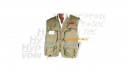 Veste coyote avec de nombreuses poches - Taille XXL
