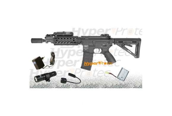 BW15 CQB King Arms avec lampe batterie chargeur - 510 fps
