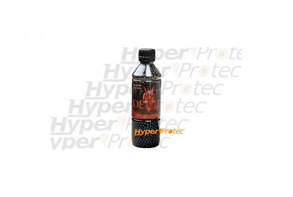 3000 billes 0.43g noires Devil 6 mm airsoft