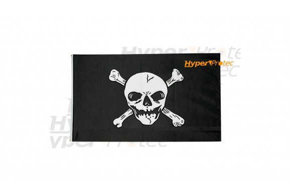 Drapeau Pavillon de Pirates Jolly Roger 90 x 150 cm