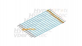 12 flèches chasse en aluminium pour arc 30 pouces - 76 cm