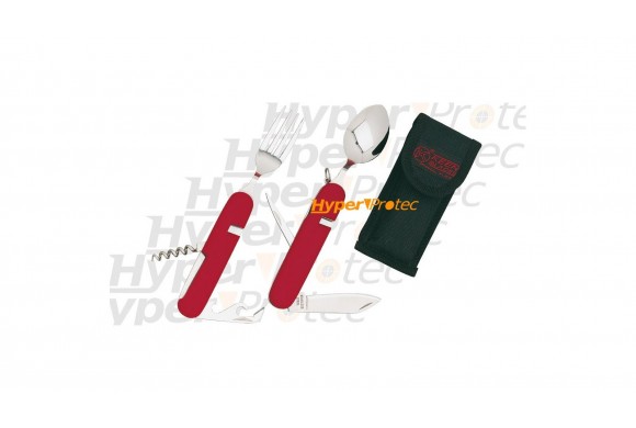 Couverts de randonnée pique nique camping Keen Blades rouges
