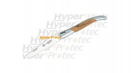 Couteau Laguiole manche en olivier G. David - 10 cm
