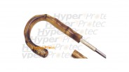 Canne épée poignée courbe genre bambou - 94 cm