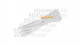 3 couteaux à lancer en inox - 18 cm Gil Hibben Knives + étui