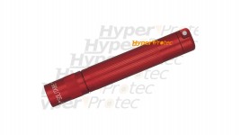 Maglite Solitaire rouge avec 1 pile AAA et dragonne