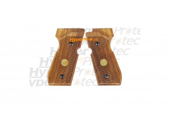 Jeu de plaquettes bois pour Beretta 92 à plombs