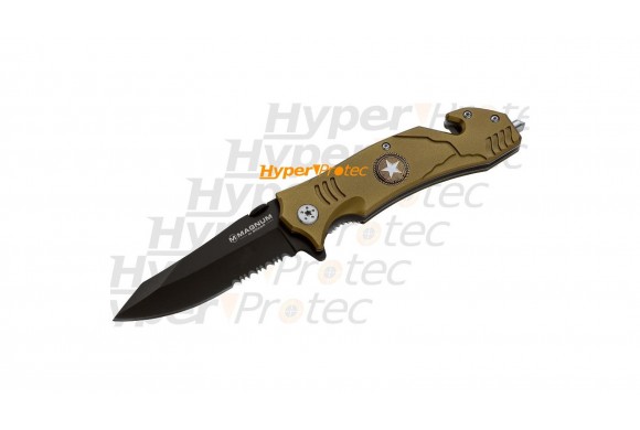 Couteau pliant United States Army avec brise vitre