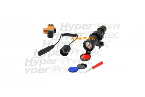 Lampe à led Favour - 250 lumens avec lentilles RVB amovibles