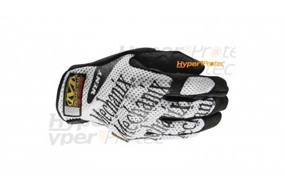 Gants Mechanix Original blancs - Vent