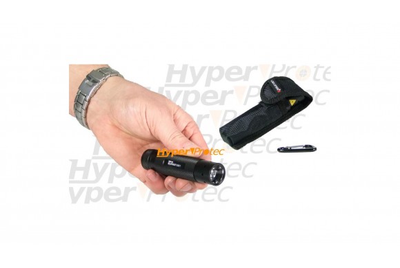 Lampe étanche Led Lenser V² noire + 3 piles AAA + étui
