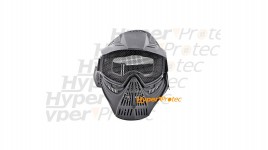 Masque 180 degrés Scarface à grillage noir avec strap