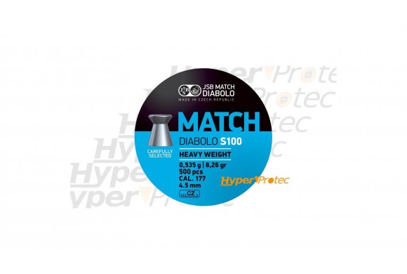 Plomb 4.5 mm JSB Match Diabolo S100