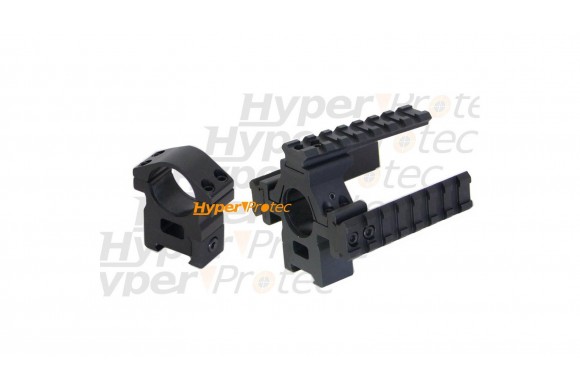Tri rail Picatinny Profil medium pour rail 22 mm - UTG