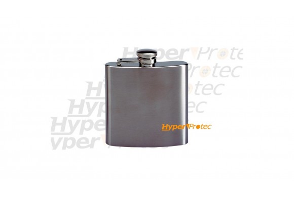 Flasque 180 ml inox brossé - bouchon avec baïonnette