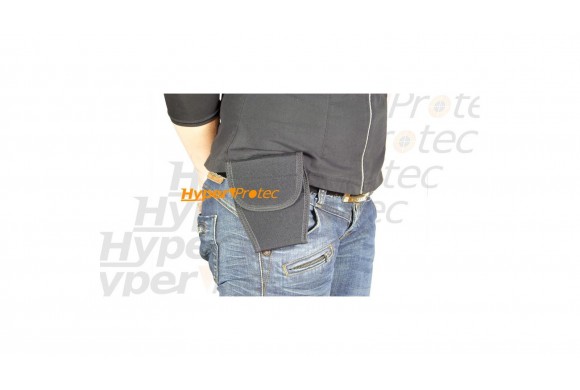 Porte menottes noir fermeture scratch ceinture Guardian Angel