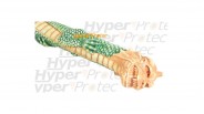 Wakizashi - Tsuka dragon Falcor vert jaune