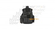 Gilet tactical noir lourd pour airsoft Protection Optimale