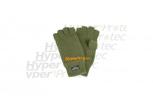 Mitaines vertes TAN extensibles Thinsulate
