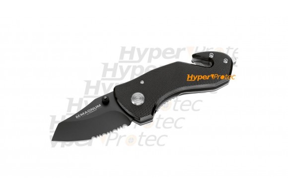Petit couteau Black Rescue avec brise vitre et coupe ceinture