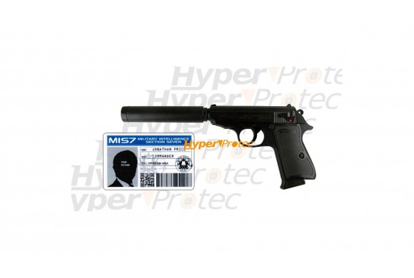 Kit Intelligence Service - Walther PPK S avec silencieux