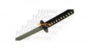 Katana lame acier - Kill Bill 3 décor noir et or