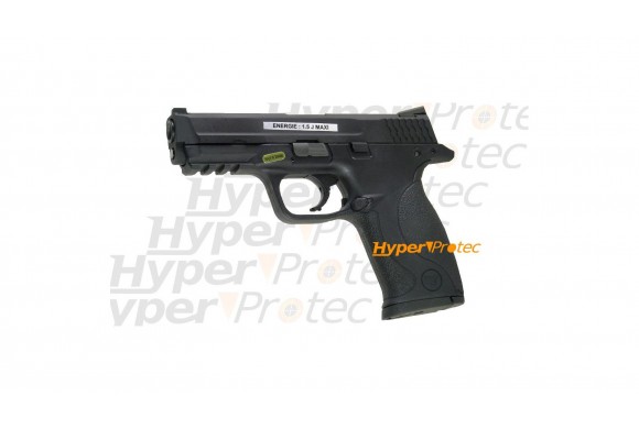 WE MP9 Réplique airsoft culasse métal GBB Noir - 300 fps