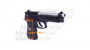Beretta M92 Samouraï Edge Stars plaquettes genre bois