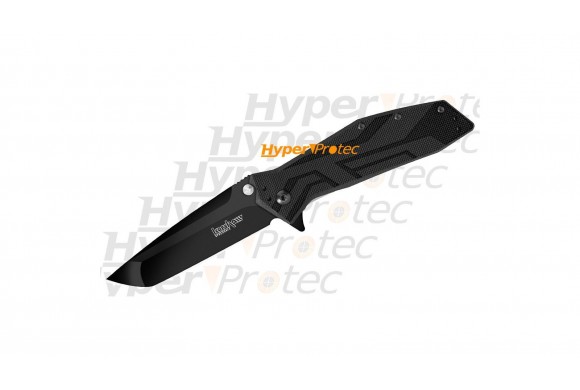 Couteau pliant Kershaw Brawler 1990 manche GFN noir