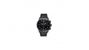 MONTRE MILITAIRE TRASER H3 - CHRONOGRAPHE - NOIR MAT pro Blue