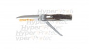 Couteau automatique Mikov Predator 2 pièces bois de cerf + étui