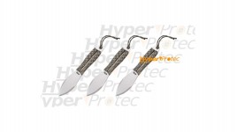3 grands couteaux de lancer Sog Fling avec corde camo