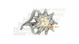 Broche edelweiss pour reconstitution de film historique