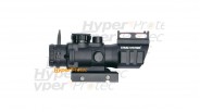 Viseur AIRSOFT et plomb 4x32 avec fibre optique rouge
