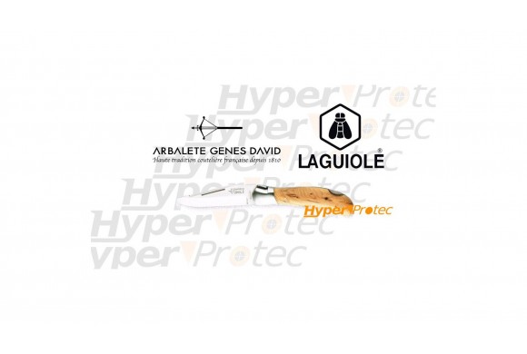 Couteau Laguiole manche en genévrier G. David - 12 cm