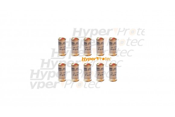 Boite de 10 cartouches Fun pizz 12 50 au poivre naturel