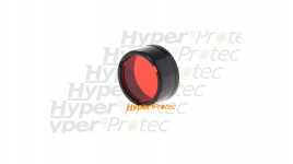 Filtre rouge Nitecore pour lampe de poche diamètre 25 mm