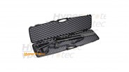 Mallette noire rigide pour fusil et carabine - 110 cm