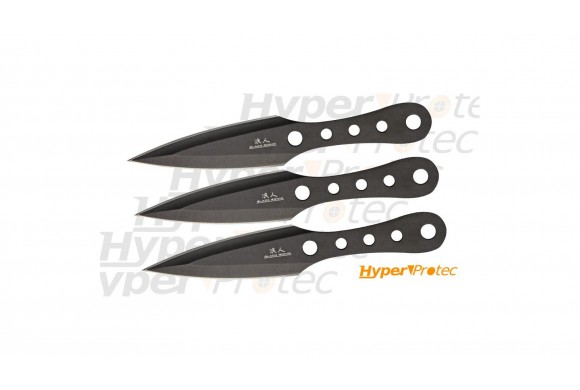 Set de 3 couteaux de lancer Black Ronin