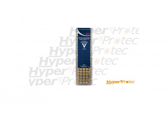 Boite de 100 cartouches CCI 22LR standard velocity Lead Round Nose LRN