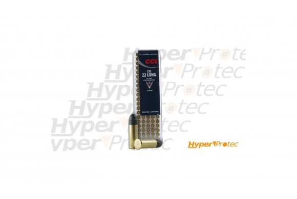 Boite de 100 cartouches CCI 22LR Lead Round Nose LRN