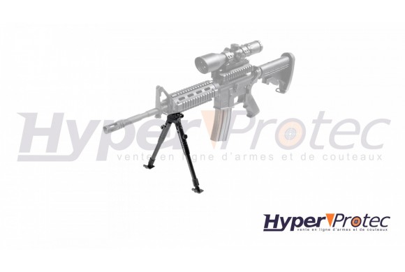 Bipied pliable et réglable en hauteur