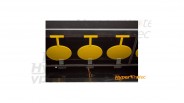 Cible tir au plomb GAMO avec 5 objectifs jaune ronds