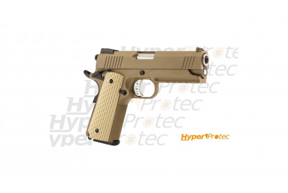 Réplique airsoft pistolet M1911 Desert Warrior hi-capa 4.3 TAN