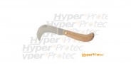 Couteau serpette bois de Teck spécial électricien